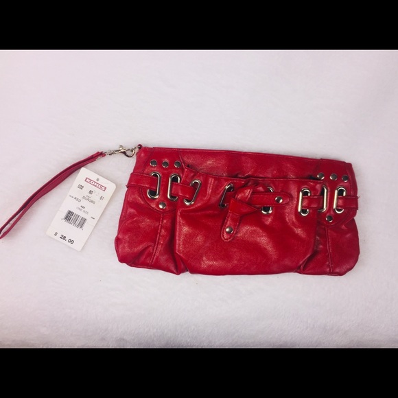 NWT Red Fashion Express Clutch - Picture 2 of 7